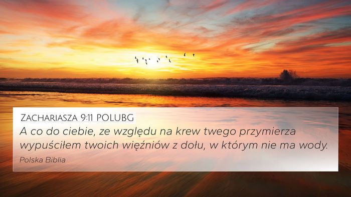 Zachariasza 9:11 POLUBG Bible Verse Image