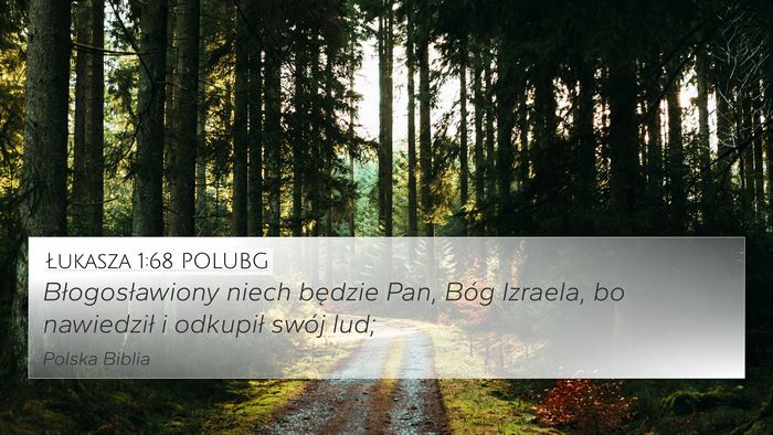 Łukasza 1:68 POLUBG Bible Verse Image