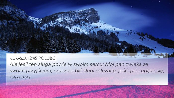Łukasza 12:45 POLUBG Bible Verse Image