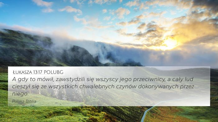 Łukasza 13:17 POLUBG Bible Verse Image