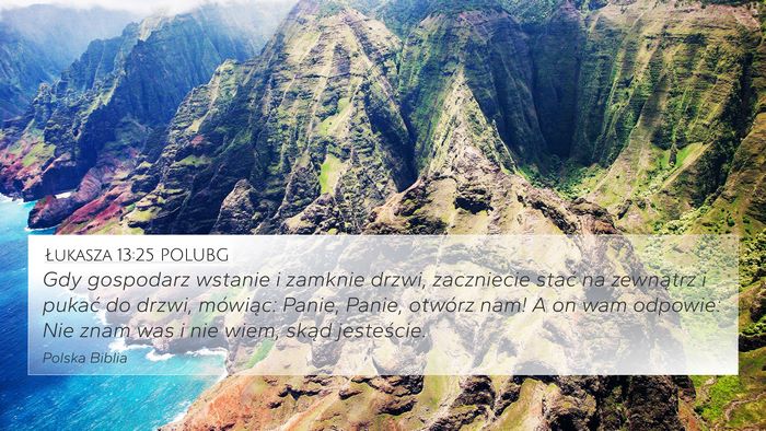 Łukasza 13:25 POLUBG Bible Verse Image