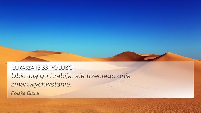 Łukasza 18:33 POLUBG Bible Verse Image