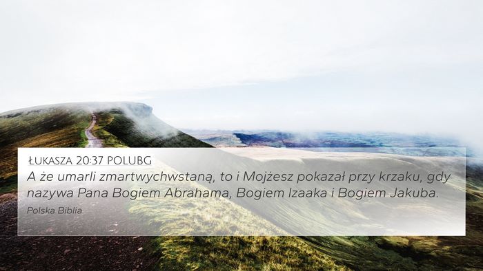 Łukasza 20:37 POLUBG Bible Verse Image
