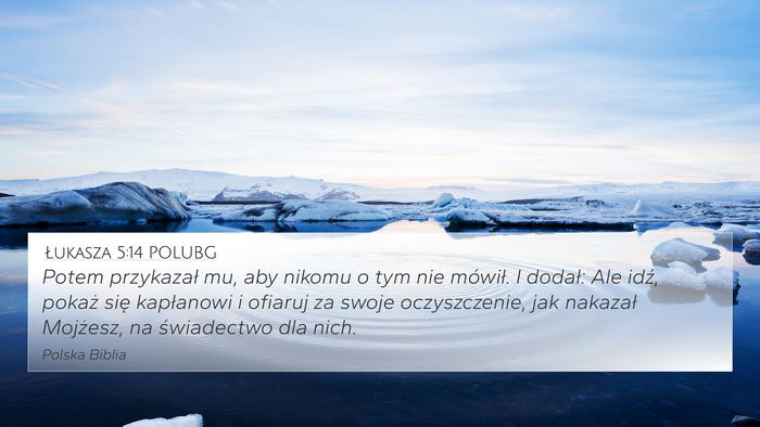 Łukasza 5:14 POLUBG Bible Verse Image