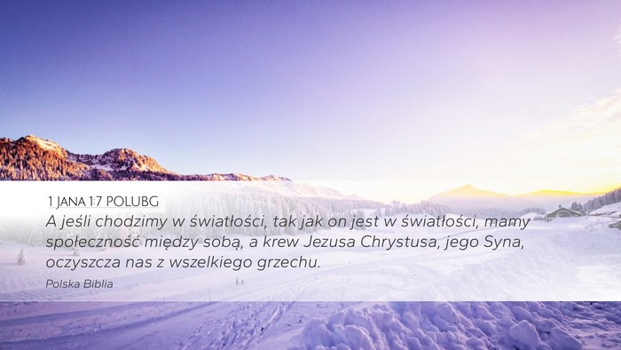 1 Jana 1:7 POLUBG Bible Verse Image