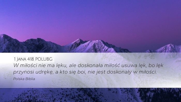 1 Jana 4:18 POLUBG Bible Verse Image