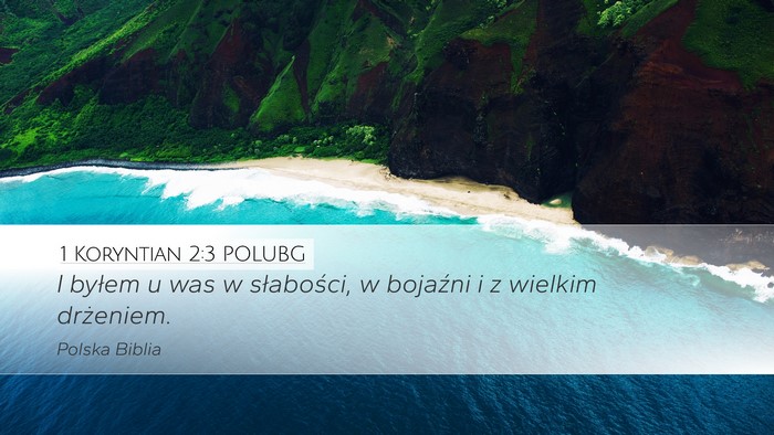 1 Koryntian 2:3 POLUBG Bible Verse Image