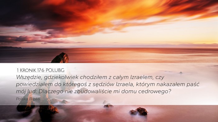 1 Kronik 17:6 POLUBG Bible Verse Image