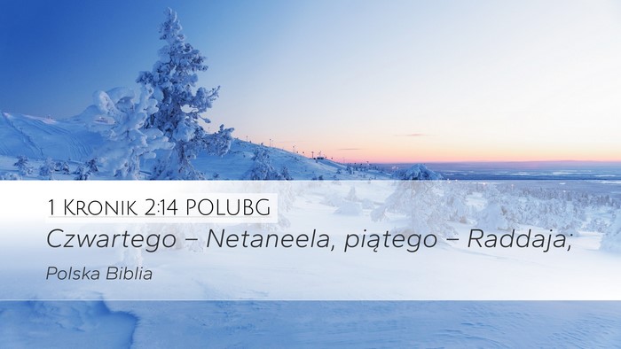 1 Kronik 2:14 POLUBG Desktop Wallpaper - Czwartego – Netaneela, piątego – - Desktop Bible Verse Wallpaper
