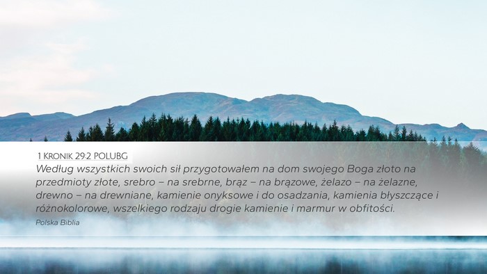 1 Kronik 29:2 POLUBG Bible Verse Image
