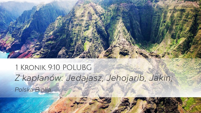 1 Kronik 9:10 POLUBG Bible Verse Image
