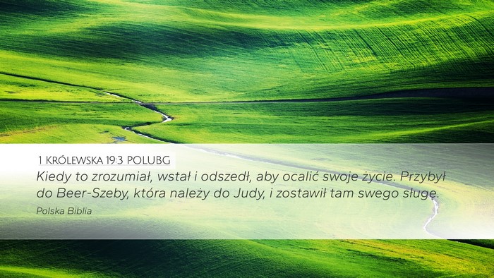 1 Królewska 19:3 POLUBG Bible Verse Image