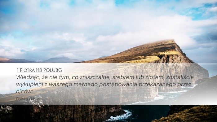 1 Piotra 1:18 POLUBG Bible Verse Image