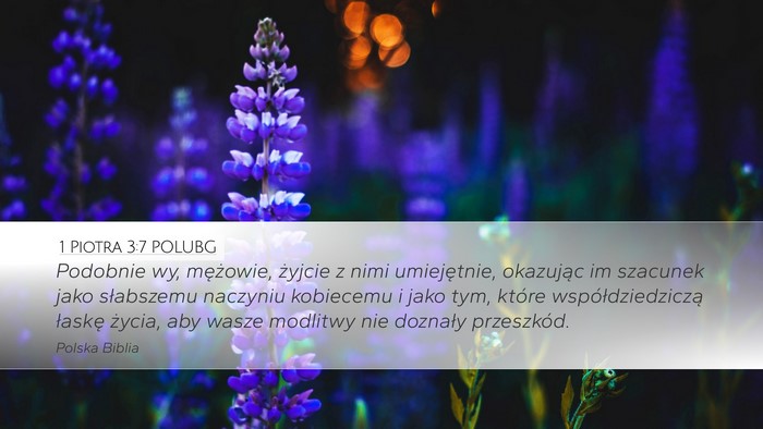 1 Piotra 3:7 POLUBG Bible Verse Image