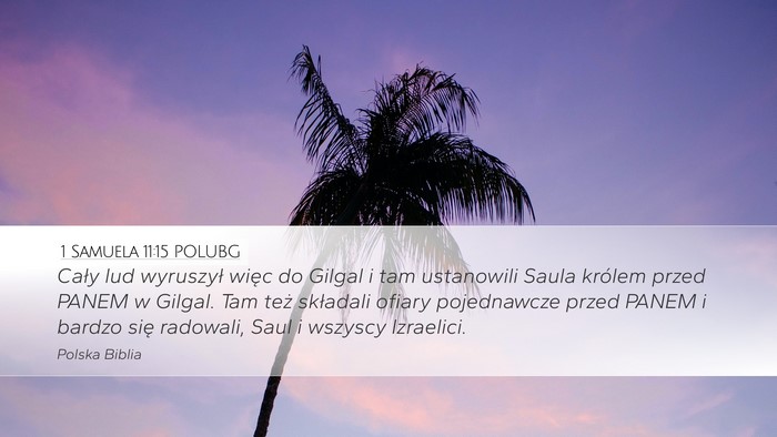 1 Samuela 11:15 POLUBG Bible Verse Image