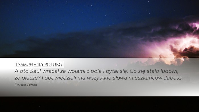 1 Samuela 11:5 POLUBG Bible Verse Image