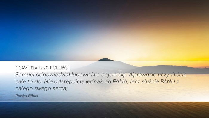 1 Samuela 12:20 POLUBG Bible Verse Image