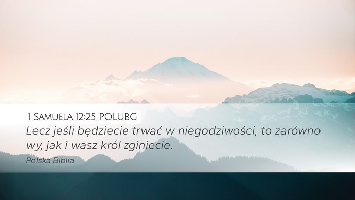 1 Samuela 12:25 POLUBG Bible Verse Image