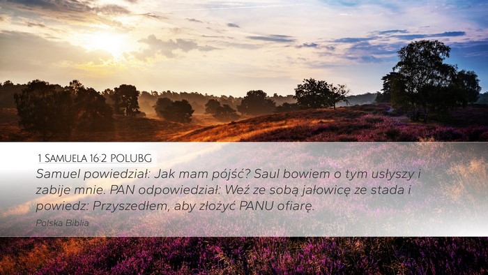 1 Samuela 16:2 POLUBG Bible Verse Image