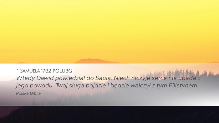 1 Samuela 17:32 POLUBG Bible Verse Image