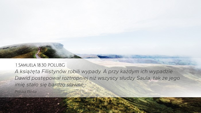 1 Samuela 18:30 POLUBG Bible Verse Image