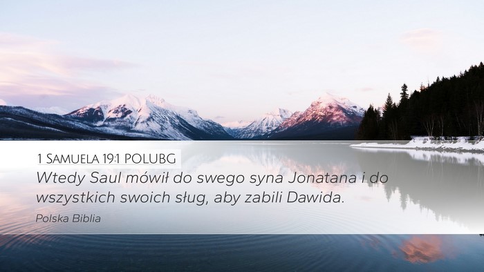 1 Samuela 19:1 POLUBG Bible Verse Image