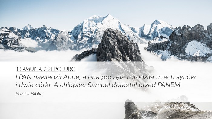 1 Samuela 2:21 POLUBG Bible Verse Image