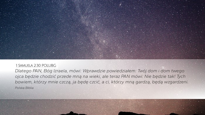 1 Samuela 2:30 POLUBG Bible Verse Image