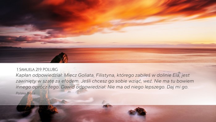1 Samuela 21:9 POLUBG Bible Verse Image