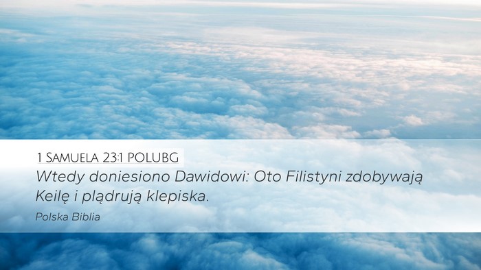 1 Samuela 23:1 POLUBG Bible Verse Image