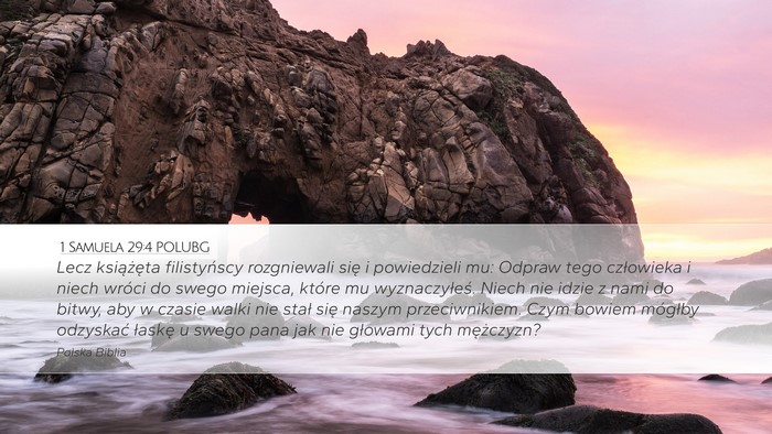 1 Samuela 29:4 POLUBG Bible Verse Image