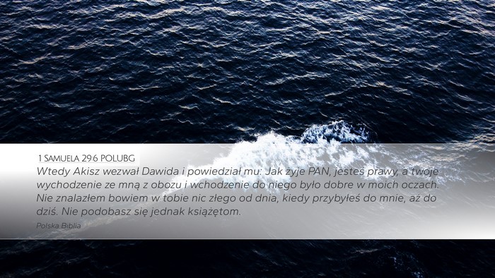 1 Samuela 29:6 POLUBG Bible Verse Image