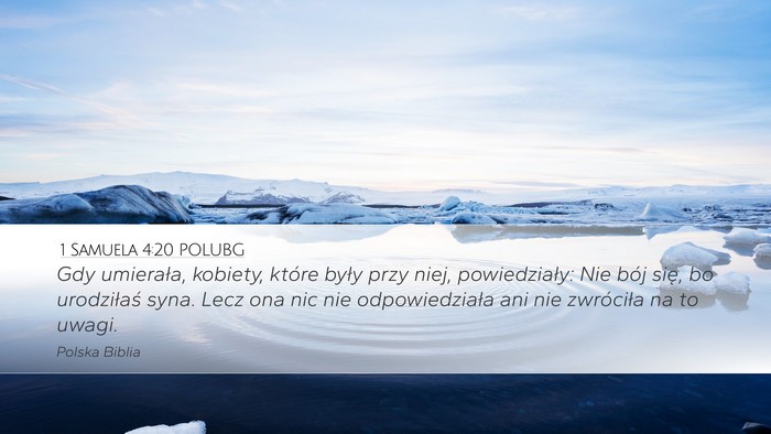 1 Samuela 4:20 POLUBG Bible Verse Image