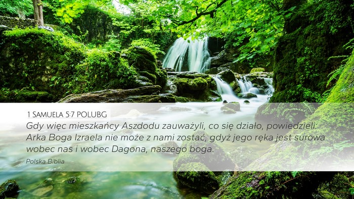 1 Samuela 5:7 POLUBG Bible Verse Image
