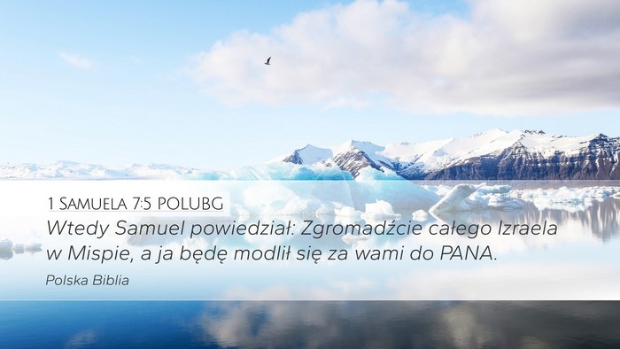 1 Samuela 7:5 POLUBG Bible Verse Image