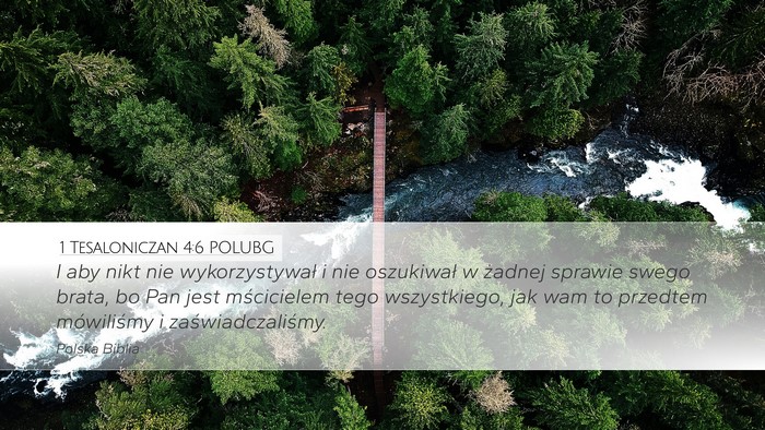 1 Tesaloniczan 4:6 POLUBG Bible Verse Image