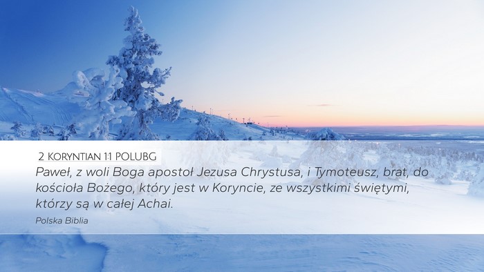 2 Koryntian 1:1 POLUBG Bible Verse Image