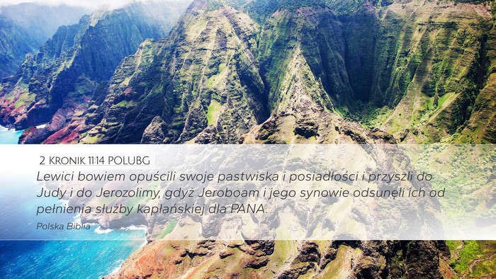 2 Kronik 11:14 POLUBG Bible Verse Image