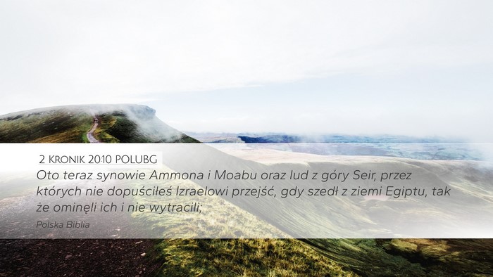 2 Kronik 20:10 POLUBG Bible Verse Image