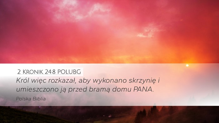 2 Kronik 24:8 POLUBG Bible Verse Image