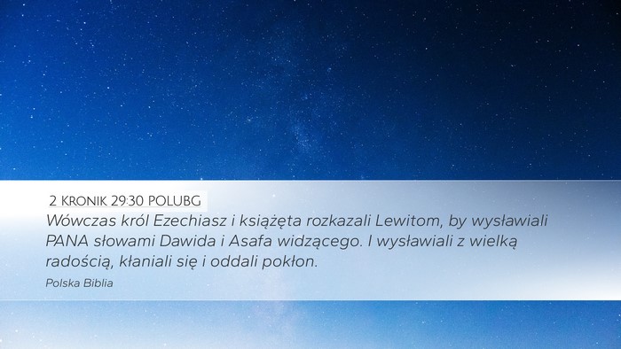 2 Kronik 29:30 POLUBG Bible Verse Image