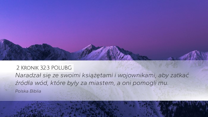 2 Kronik 32:3 POLUBG Bible Verse Image