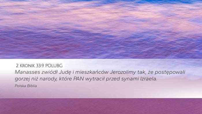 2 Kronik 33:9 POLUBG Bible Verse Image