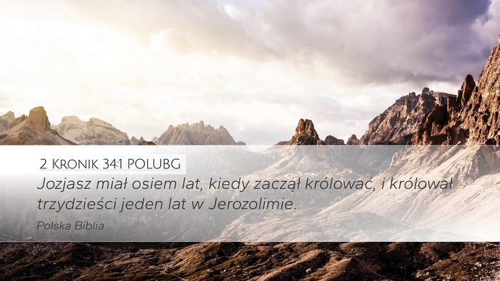 2 Kronik 34:1 POLUBG Bible Verse Image