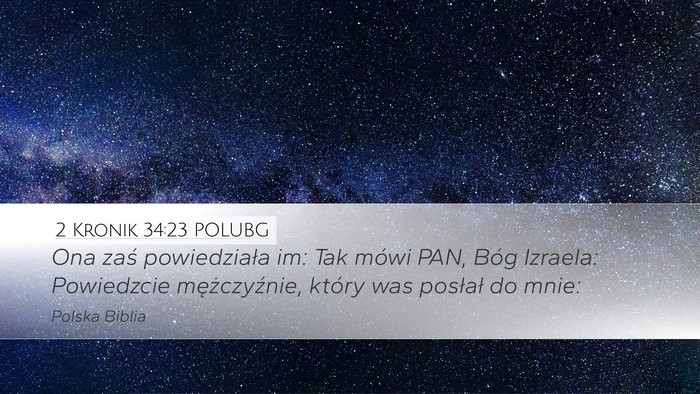 2 Kronik 34:23 POLUBG Bible Verse Image