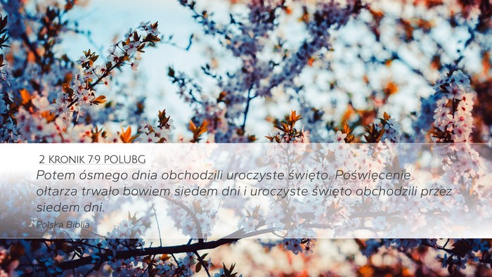 2 Kronik 7:9 POLUBG Bible Verse Image