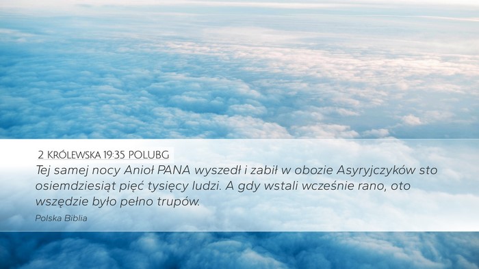 2 Królewska 19:35 POLUBG Bible Verse Image