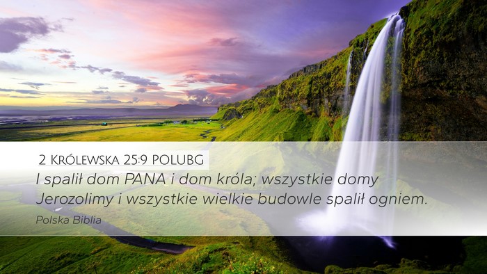 2 Królewska 25:9 POLUBG Bible Verse Image