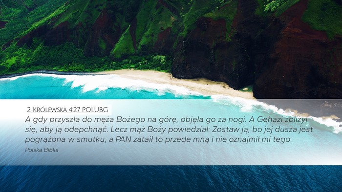 2 Królewska 4:27 POLUBG Bible Verse Image