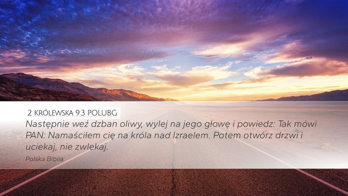 2 Królewska 9:3 POLUBG Bible Verse Image